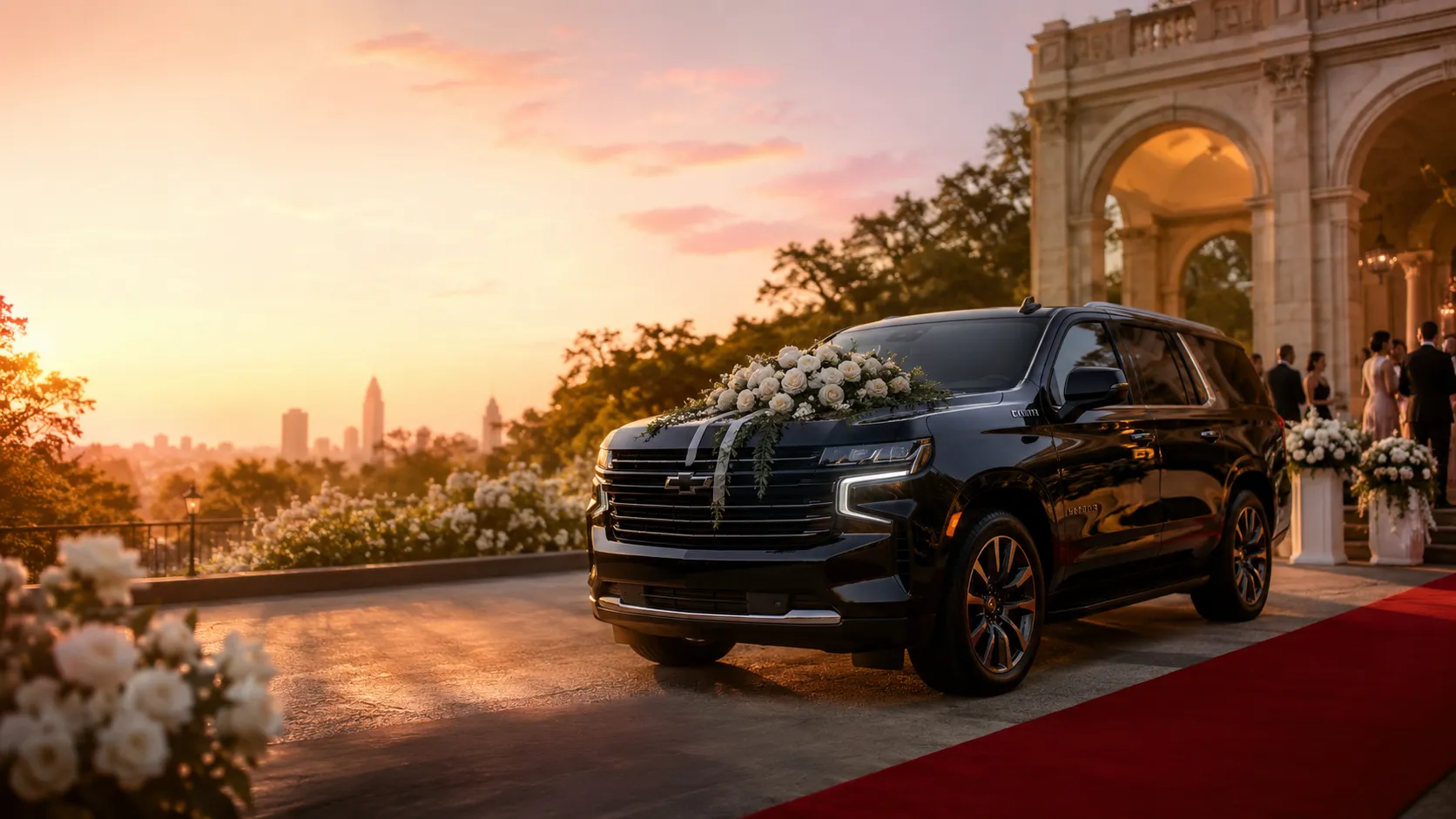 Servicio de limusina para bodas en Atlanta